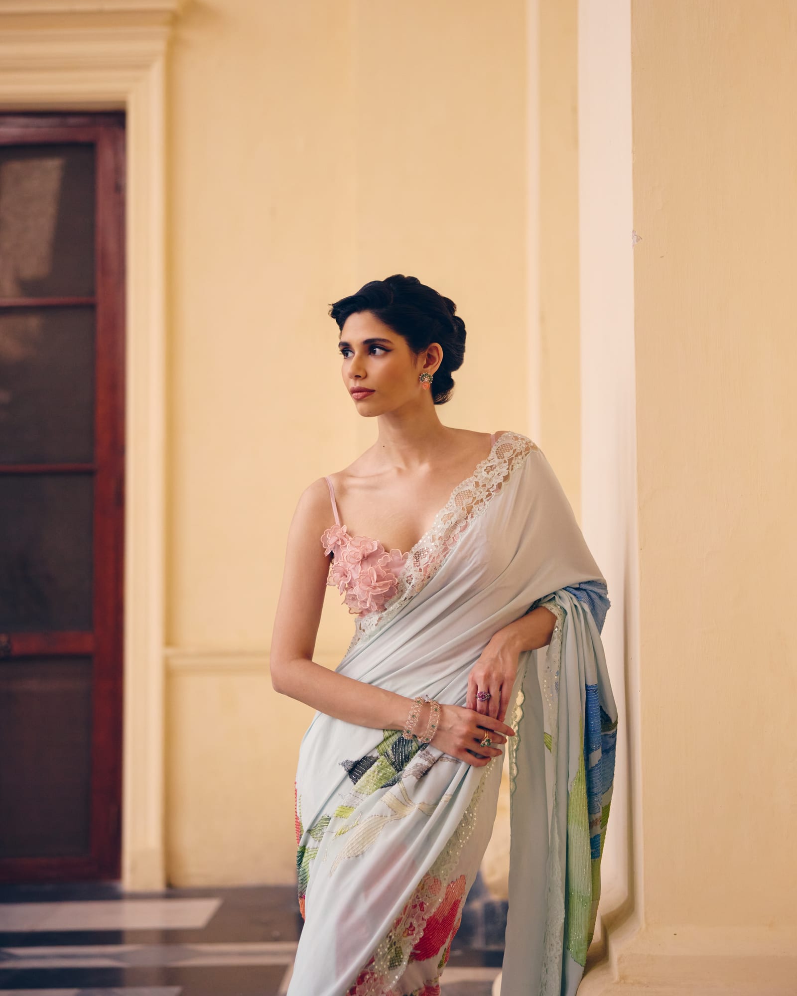 Swan Saree Set — Aurelle collection — image 1