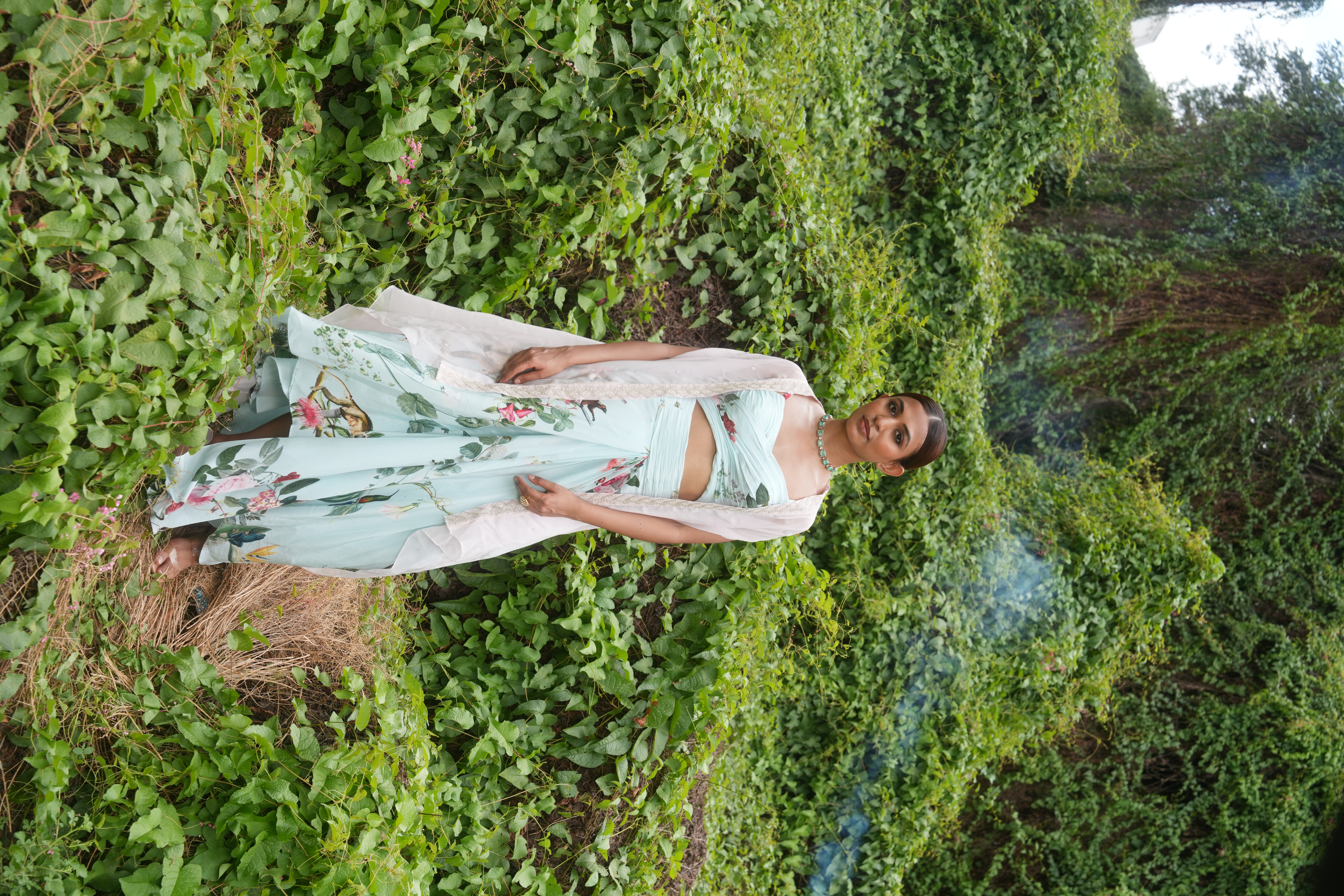 Gardenia Drape Skirt Set — Solace collection — image 2