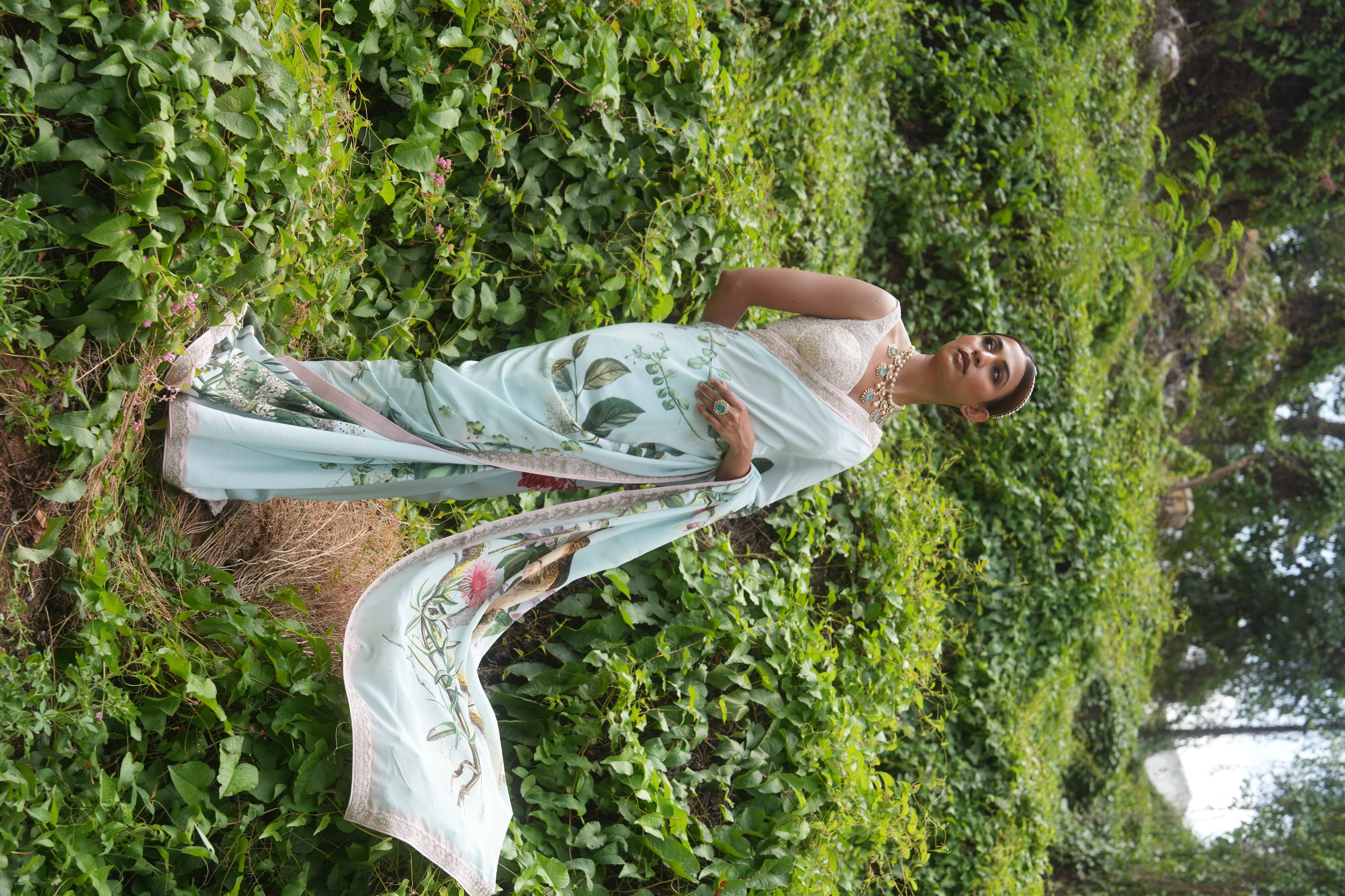 Gardenia Saree Set — Solace collection — image 3