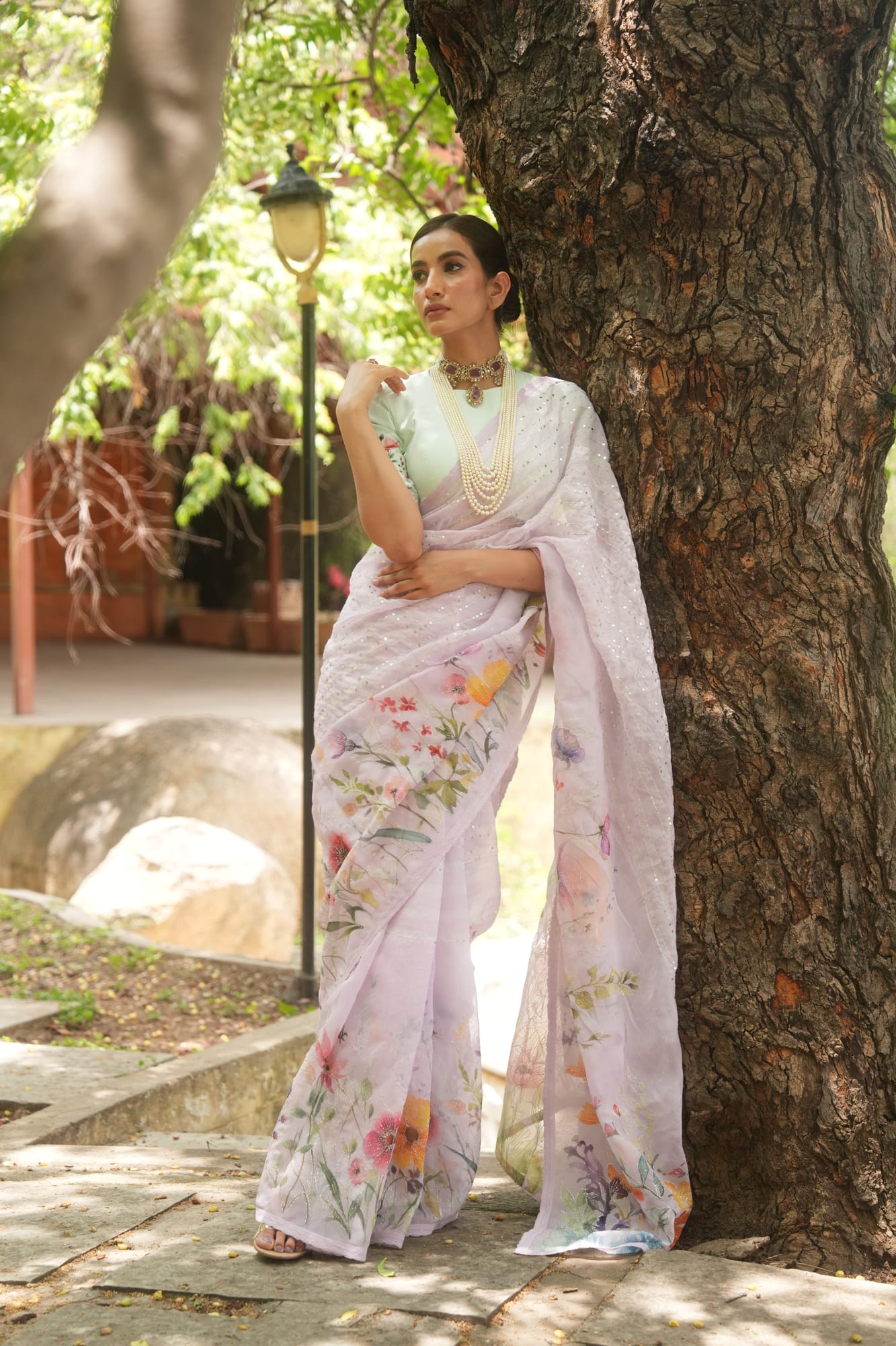 Jardin Saree Set — Solace collection — image 1