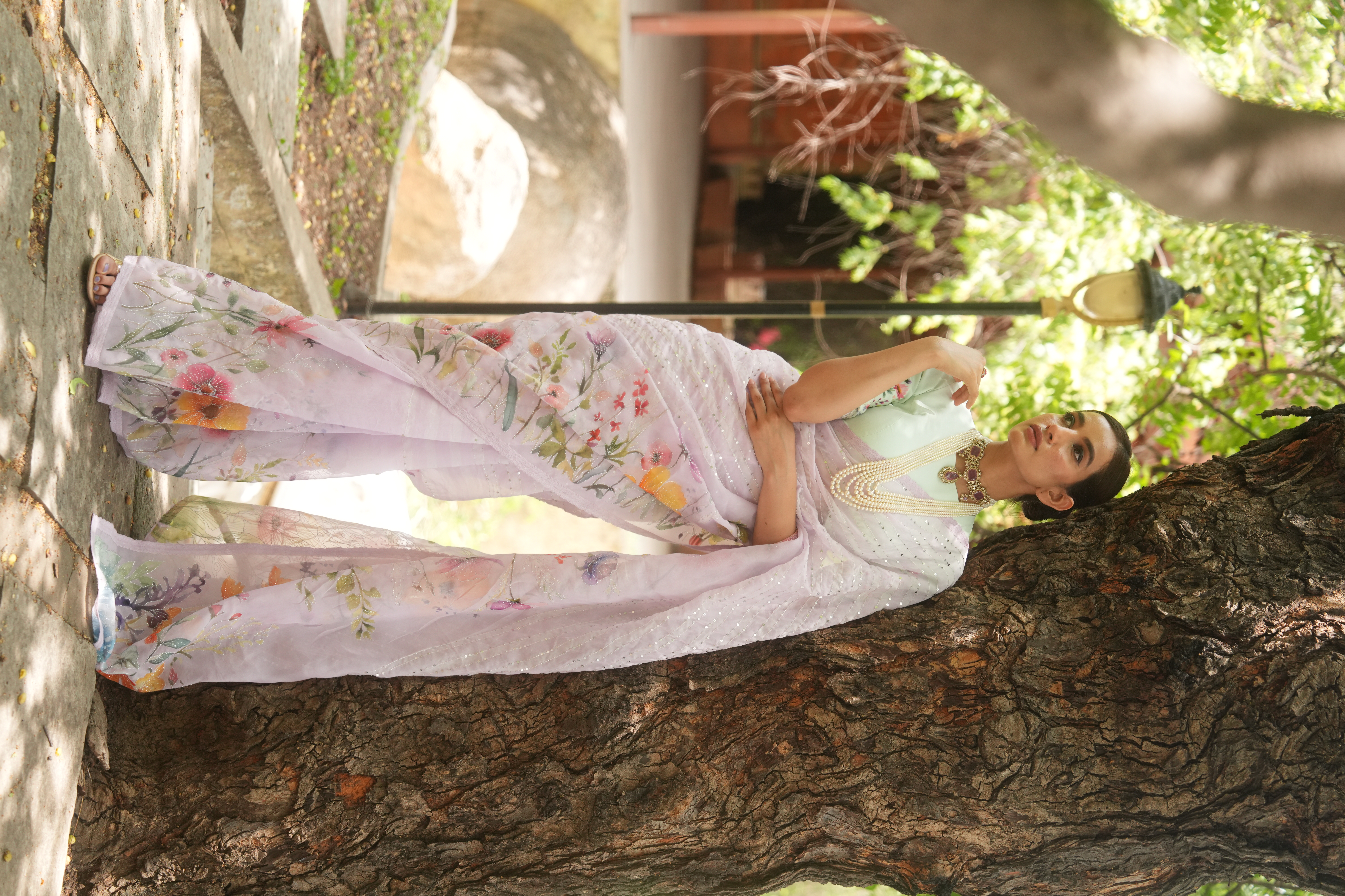 Jardin Saree Set — Solace collection — image 1