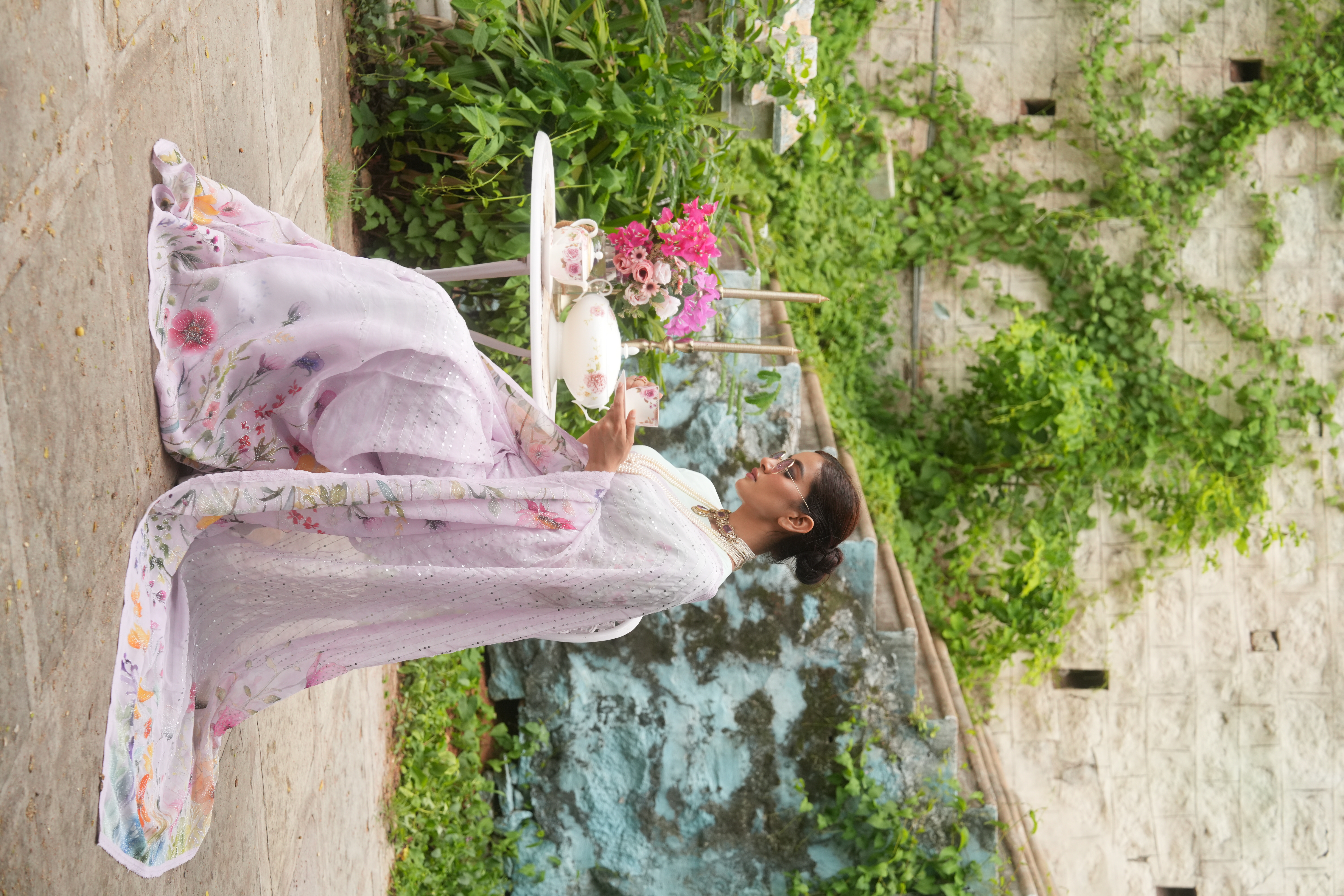 Jardin Saree Set — Solace collection — image 2
