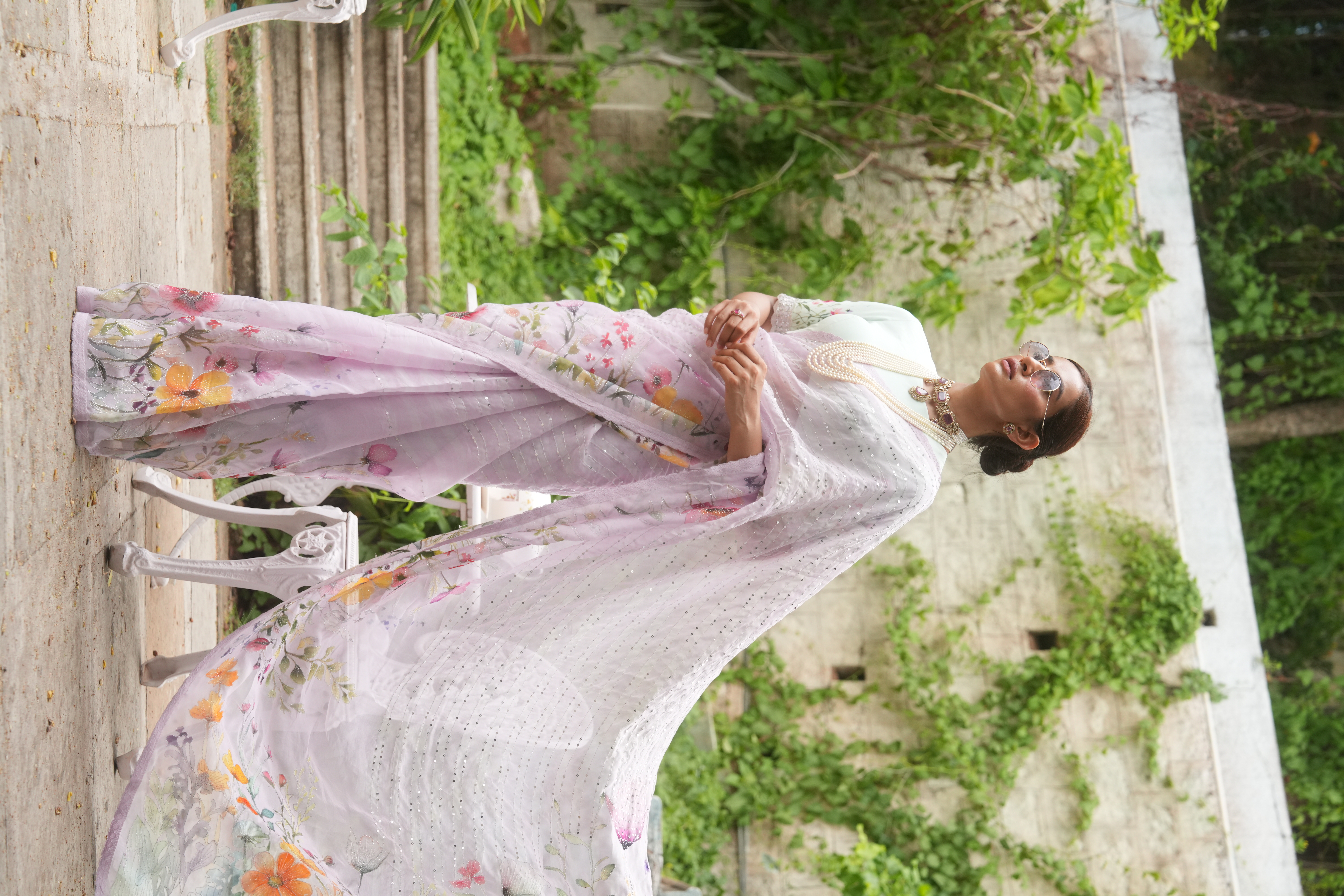 Jardin Saree Set — Solace collection — image 3