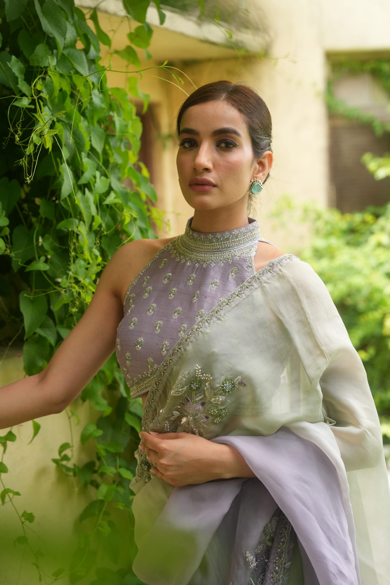 Lilac Saree Set — Solace collection — image 1