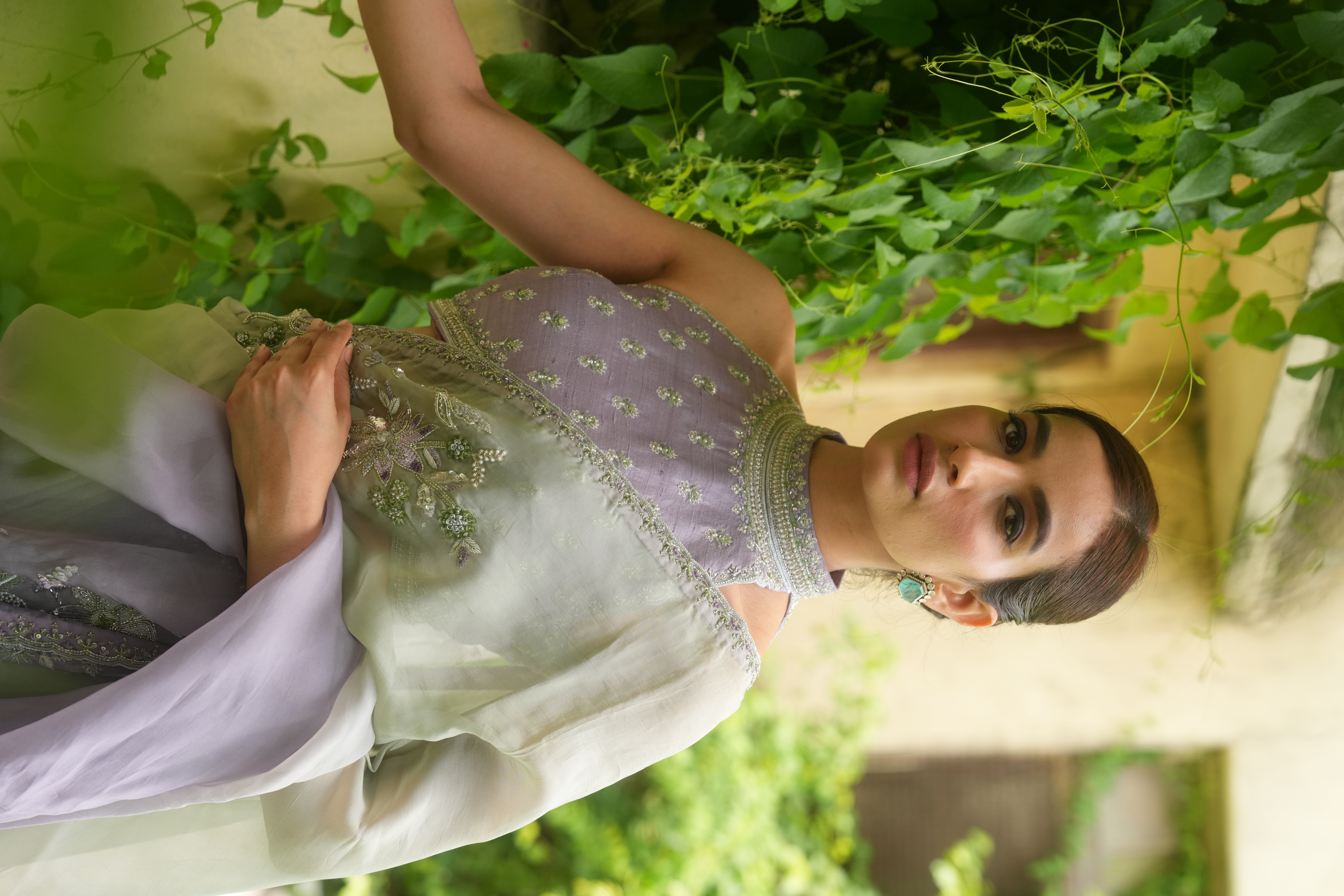 Lilac Saree Set — Solace collection — image 1