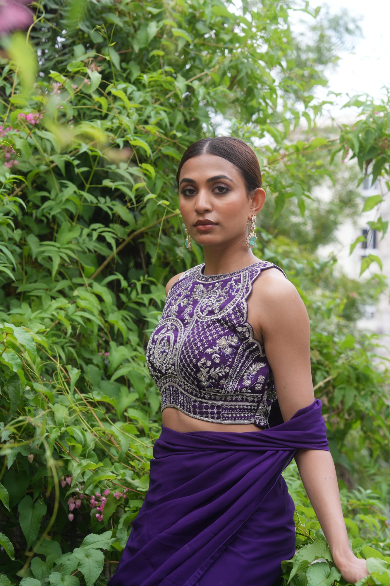 Velvet Saree Set — Solace collection — image 1