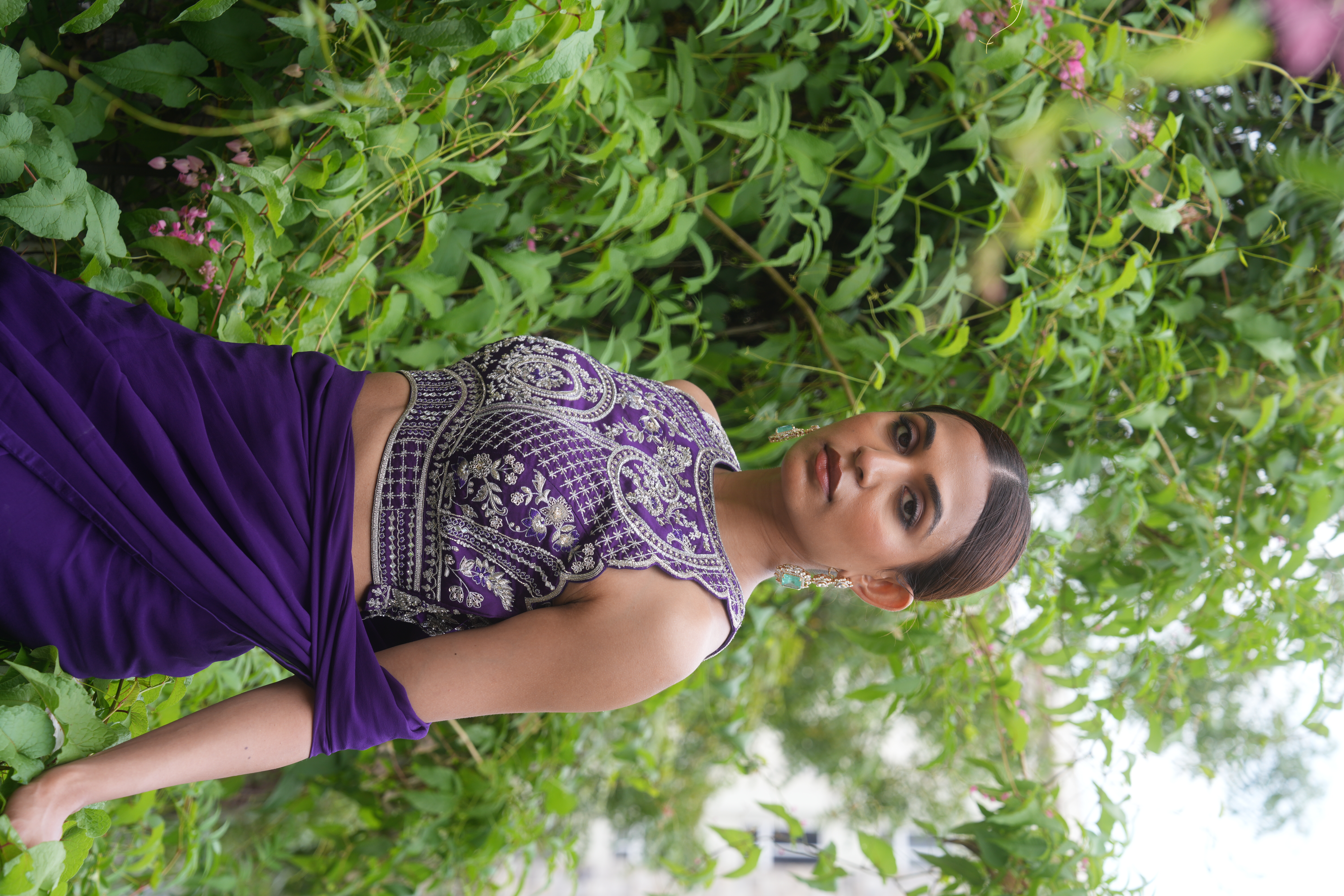 Velvet Saree Set — Solace collection — image 1
