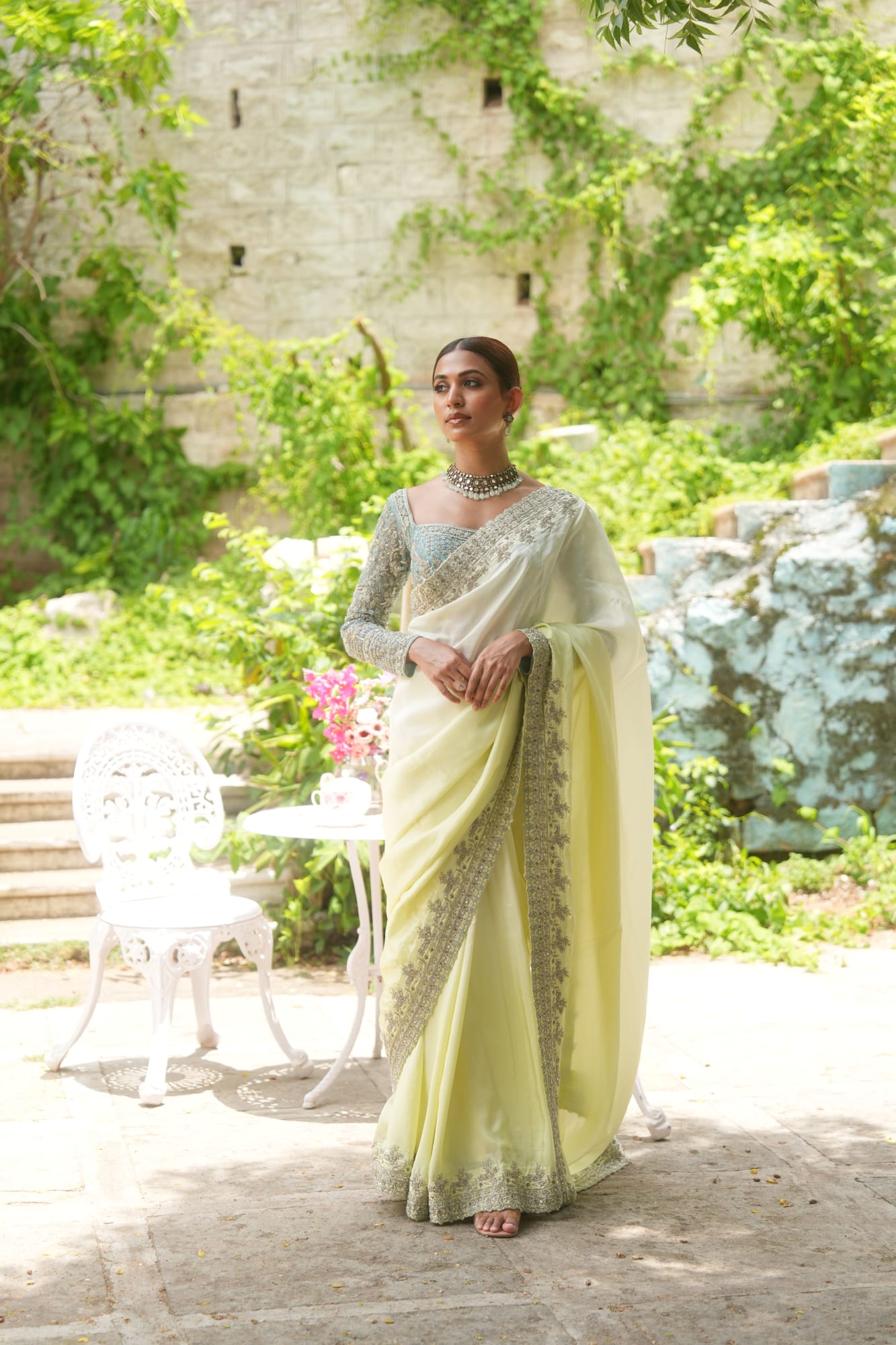 Zardose Saree Set — Solace collection — image 1